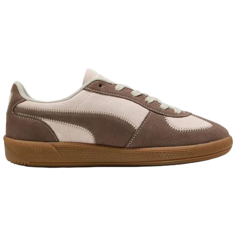 New PUMA Palermo Abrasion Resistant Low top Skateboard Shoes Women's Brown 403349-01