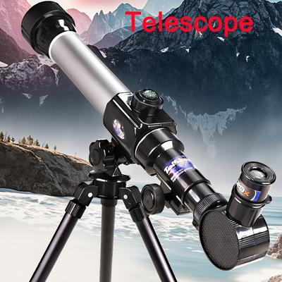 Premium Astronomical Telescope with HD Star & Moon Viewing, 40x Magnification, Manual Focus, Ergonomic Handle - Ideal for Adults & Teens