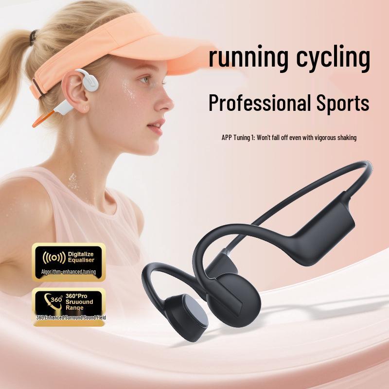 Private Mold K08 Bone Conduction Open-Ear Wireless Bluetooth Sports Headphones for Comfortable Long Wear