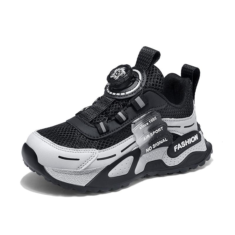 

28-40 Children s Plus Size Thick Sole Height Increasing Fashionable Sports Shoes Casual Shoes Running Shoes 28 чорний/сірий