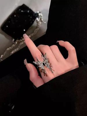 Butterfly Open Ring Women's Fashion Personality Ring