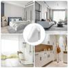 8Pcs Self Adhesive Wall Mount Eyeglasses Storage Rack Nose Shape Holder Stand for Sunglasses for Home Bathroom Bedroom