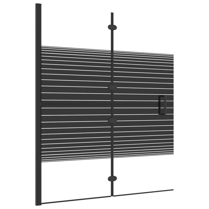 VidaXL Cabine de Douche Pliable Paroi de Baignoire Paroi de Douche Cabine de Baignoire Salle de Bain Maison Intérieur ESG 150742