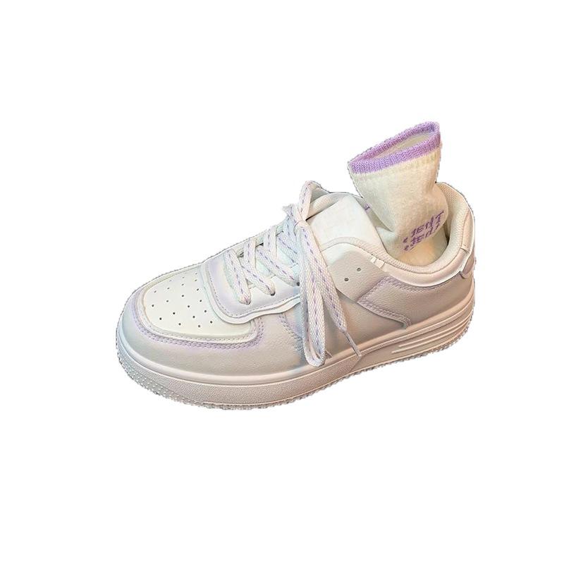 

Весна, лето, осень, новые женские туфли, повседневные женские туфли для сноуборда, студенческие туфли, белые туфли с низким вырезом и круглым ремешком на голову 40 фиолетовый