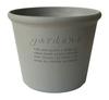 Hachimankasei Eco Pot Shallow Type 10 Gray Hachiman 242574 Made In Japan Pot/Eco (11L) "Arble" Gardensarble