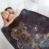 Celestial Cat Throw Blanket Decorative Sofas Bed Fashionable Blankets For Sofas Funny Gift Blankets
