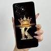 For Honor X5c Plus Case X 5 C Plus Coque Crown Letter Liquid Silicone Soft Back Cover For Honor Play 10A Phone Case 10 A Funda