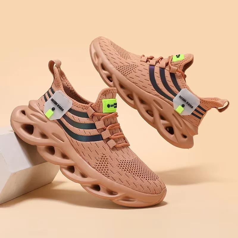 Sommermode Herrenschuhe Neuer Trend Plateau Sportschuhe Tennis Training Laufen Leicht Atmungsaktiv Mesh Vulkanisierte Schuhe