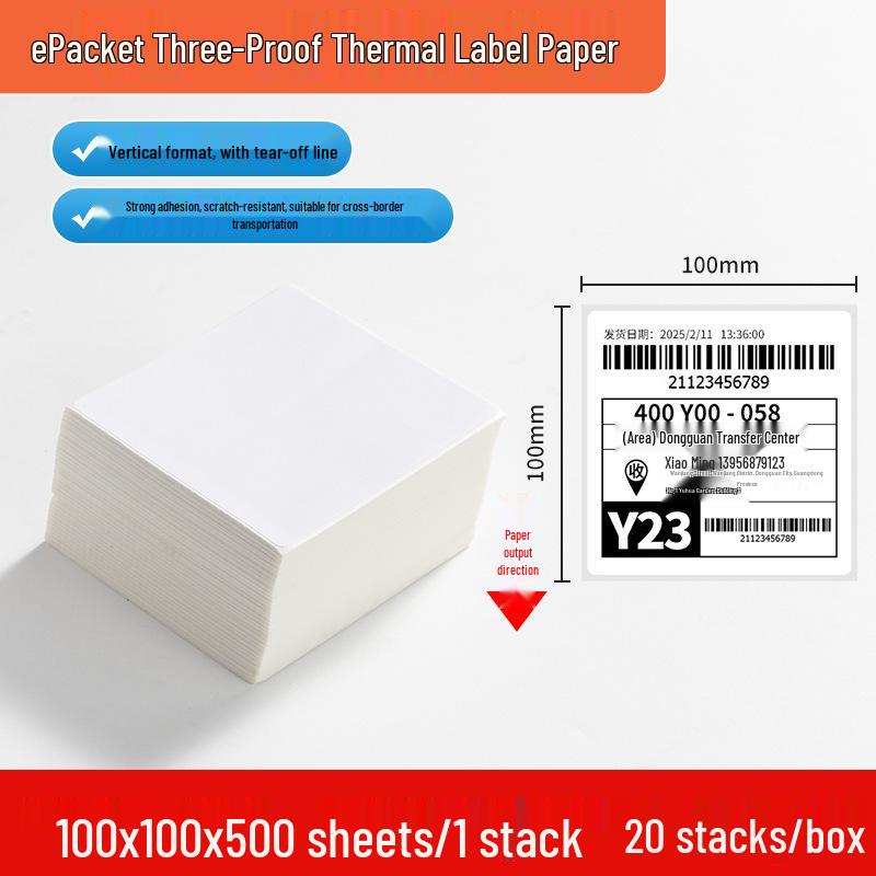 Durable Thermal Adhesive Barcode & Price Label Stickers