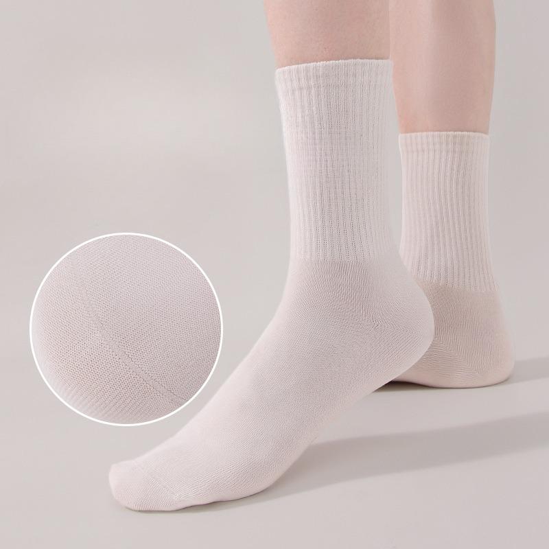 Men's Autumn and Winter Anti-odor Cotton Socks, Sweat-absorbing Mid-leg Socks, Breathable Sports Mid-leg Socks