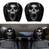 Vehicle Interior Accessories 2Pcs Skull Car Headrest Covers, Cartoon Dog Panda Cat Hedgehog Personalized Decor Design Elastic Auto Seat Protector,