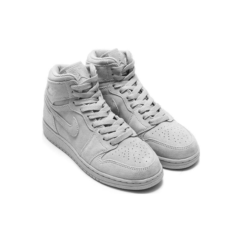 Jordan 1 Retro High Grey Suede BG 705300-031