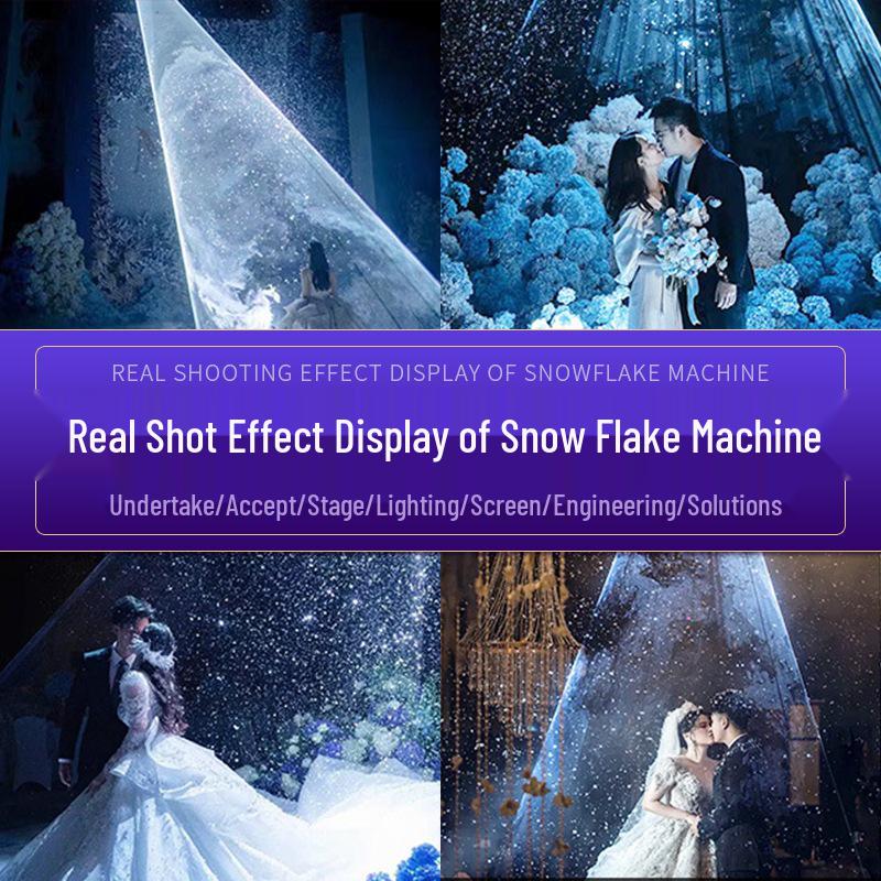 1500W Remote-Control Snow Machine for Weddings and Concerts