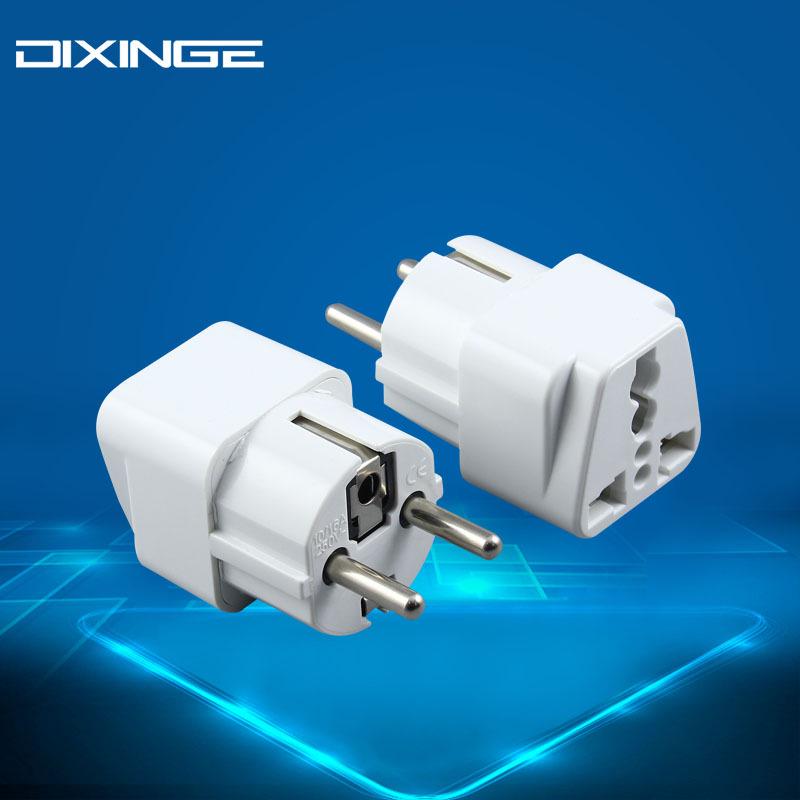 Universal Travel Power Adapter for Multi-Country Use: Korea, Jeju Island, Russia, Germany, France, Netherlands EU Standard Converter Plug
