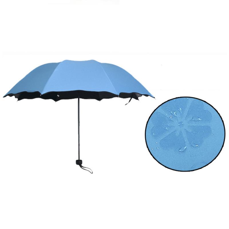 Red Leaf Portable Manual Folding Umbrella Magic Flower Umbrella Travel Umbrella Anti Rain Umbrella Folding Anti UV Sun Umbrella