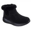 Womens/Ladies On The GO Stellar Suede Faux Fur Lined Ankle Boots