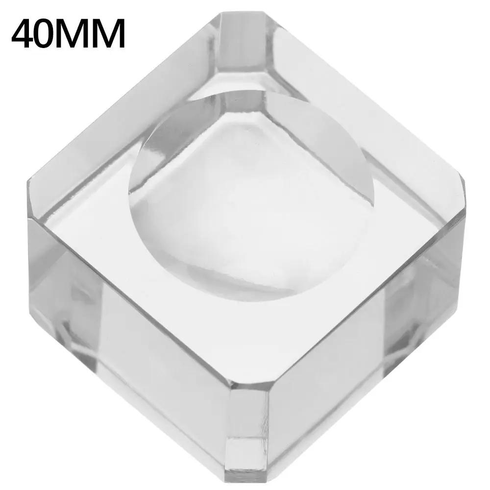 Transparent For Ball Glass Transparent Support Ball Display Stand Crystal Sphere Base Glass Holder