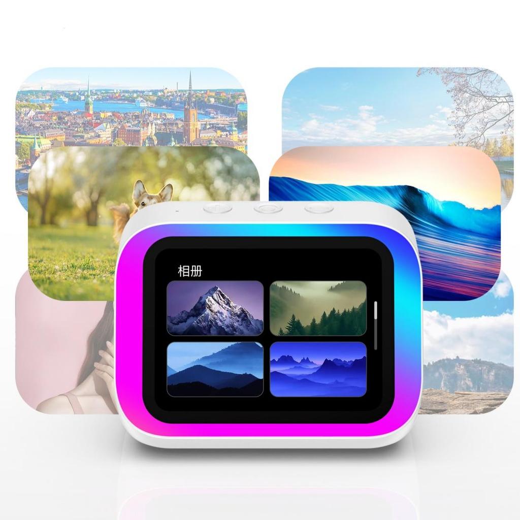 TF26 Pro Smart Speaker 4.0inches TFT Bluetooth Audio LED Display HD Hands-free Calling Playback Voice Assistant Multi-functional Device