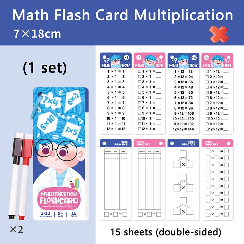 Mathematical Calculations Montessori Math Toy Beginners Practice Arithmetic Fraction Test Card Learning Tools for Primary School