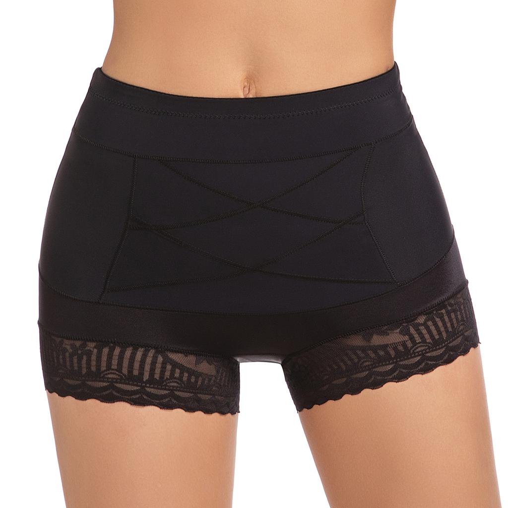 Women Shapewear Tummy Control Panties High Waisted Girdle Body Shaper Postpartum Slimming Underwear Lace Shaping Briefs