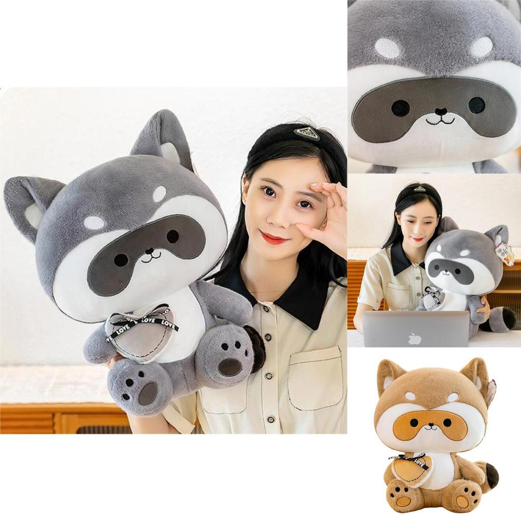 Cute Raccoon Plush Toy For Girls Perfect Companion For Bedtime