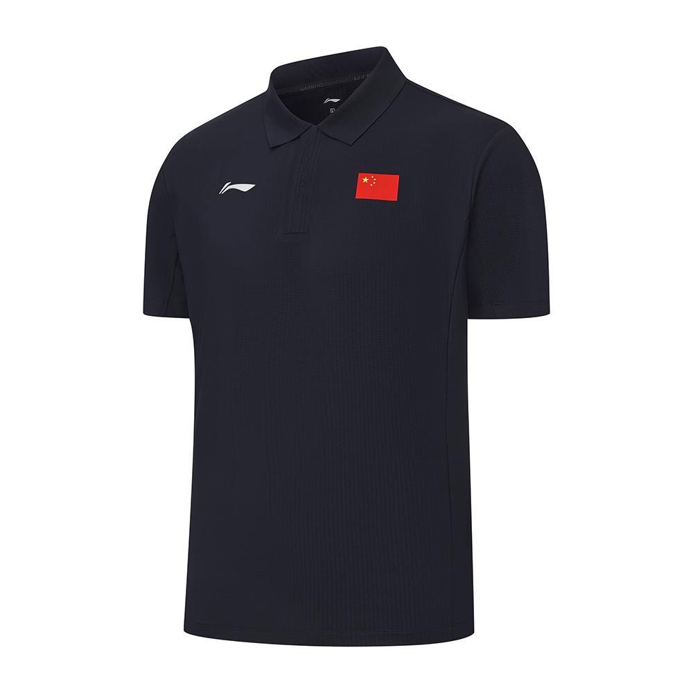 Li Ning Честь Золотой Логотип | 26 Весенняя Спортивная Рубашка-Поло Унисекс APLW069-1 XL
