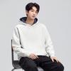 JEEP Men's Loose Fit Printed Hooded Sweatshirt