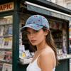 Fashionable Heart Embroidered Cotton Baseball Cap For Women Men Trendy Design Soft Comfortable Adjustable Size 54-60cm