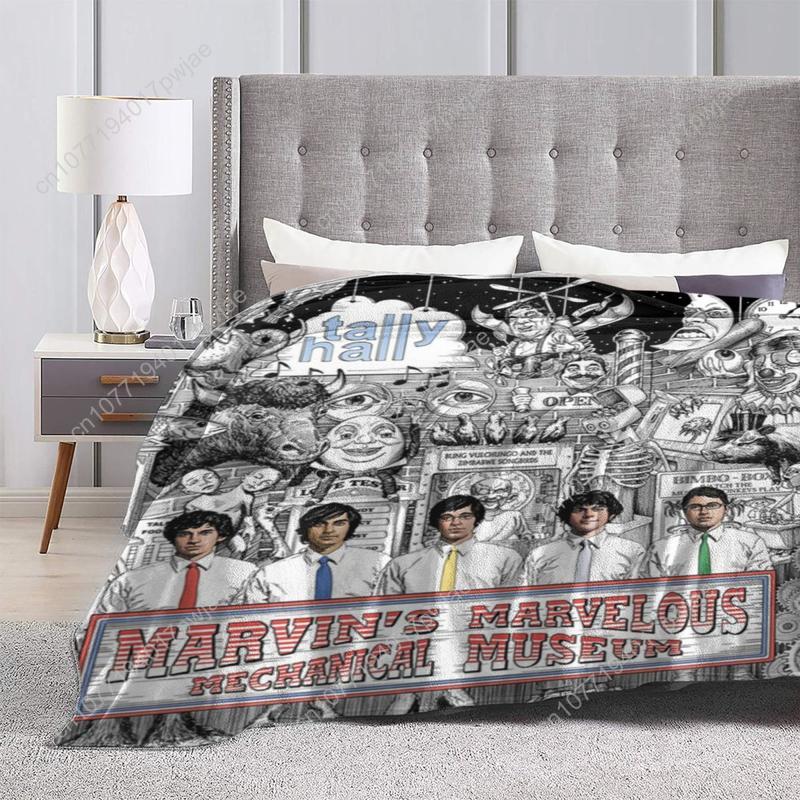 Tally Hall Decken Rockmusik Band Reise Flanell Überwurfdecke Warm Weich Outdoor Design Tagesdecke Geburtstagsgeschenk