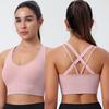 Women Shockproof Beautiful Back Sports Bra With Removable Pads For Running Fitness Yoga