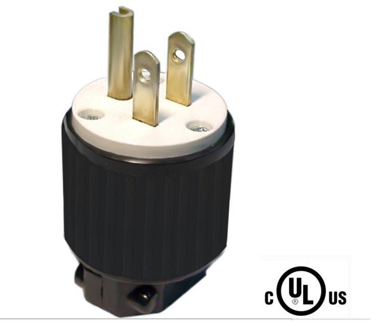 UL Certified 15A 125V US/Canada Industrial Power Plug Socket LK7515P