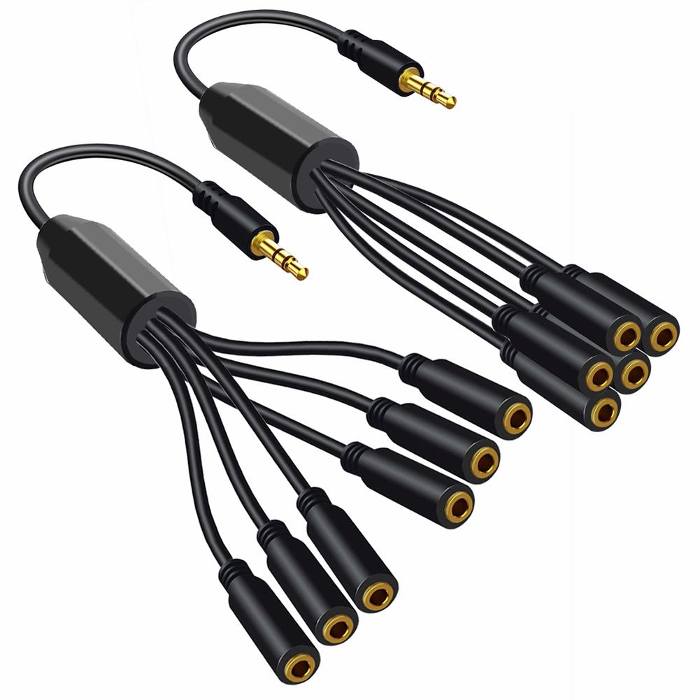 1 bis 5/6 Wege 3,5mm 1/8 Zoll TRS Stecker auf Buchse Kabel 3,5mm Stereo Y-Splitter Verlängerungskabel 3,5mm Splitter Verlängerungskabel