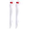 Valentines Day Over Knee Long Socks Cute Lip Heart Love Pattern Thigh High Stockings for Women Parties and Casual Wear
