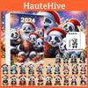 Christmas Countdown Blind Box With Panda Hanging Decor For Holiday Gift Giving