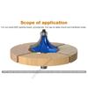 Round Over Edging Router Bit Radius In 3/8 3/4 8mm Shank Router Bit Straight End Mill Trimmer P9YB