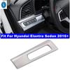 Matte Car Headlight Headlamp Switches Buttons Decor Frame Cover Trim For Hyundai Elantra Sedan 2016 -  Interior Accessories
