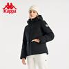 Kappa 90% Down Jacket Short Bread Cold Jacket High Collar Hooded Thick Coat