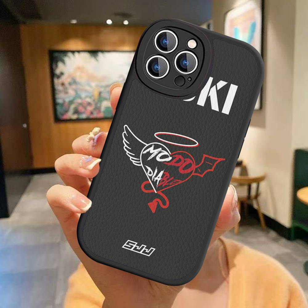 Fashion Rapper DUKI Phone Case For IPhone 16 15 14 13 Pro Max 11 12 Plus Leather Silicone Cover