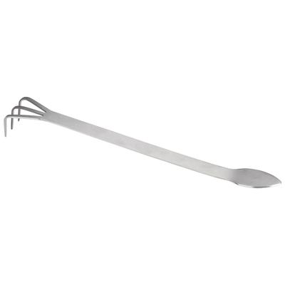 2 In 1 Stainless Steel Bonsai Gardening Tool Root Rake Spatula