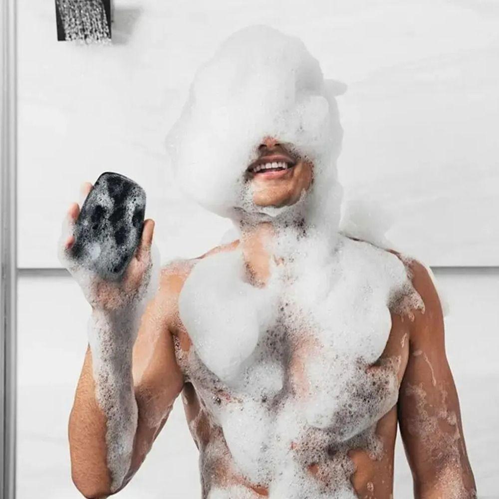 2Pcs Soft Body Cleansing Scrubber Handheld Scalp Massage Brush Convenient Silicone Body Brush  Spa