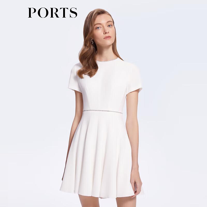

PORTS Women s Cream White Long Sleeve Midi Dress XS