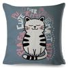 Colorful Cute Cartoon Pet Dog Cat Cushion Cover for Children Room Sofa Decor Animal Dinosaur Giraffe Pillow Case Pillowcase