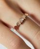 Helene Jewelry 14K 18K Brilla Heart Line Miss Ring Gold Ring