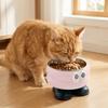 Large Capacity Elevated Pet Bowl Non-Slip Base Cat Food Container  Feeding Drinking