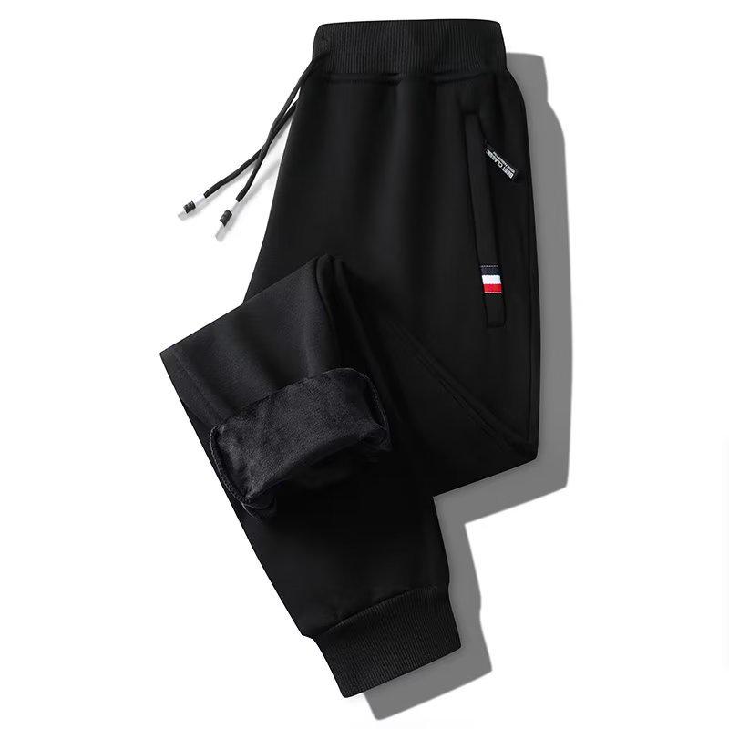 Men's Plush Warm Slim Sweatpants - Autumn/Winter Casual Loose Fit