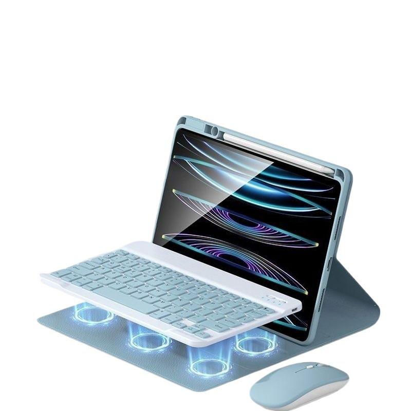 IPad 11th Gen 2026 Keyboard Case Air 6 10.9 10.2 13 9.7 Inch Tablet Magnetic Cover With Stand Flip Design