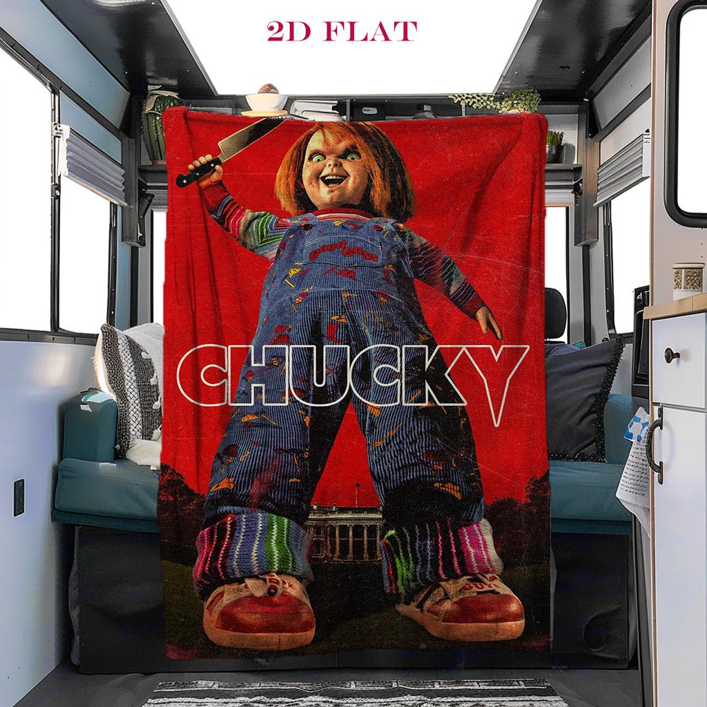 Chucky's Deadly Return blanket Soft and comfortable Home Decor Outdoor plush blanket bedroom Christmas gifts