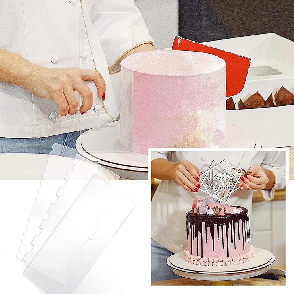 Acrylic Cake Smoother Scraper For Buttercream Icing Cake Scraper Buttercream Smoother Cake Leveller