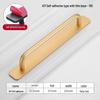 Aluminum Alloy No-Drill Handle for Wooden and Sliding Doors and Windows