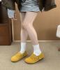 3CM Thick-soled Bag Head Half Slippers Women's Autumn New Mori Retro Lazy Soft Ugly Cute Shoes